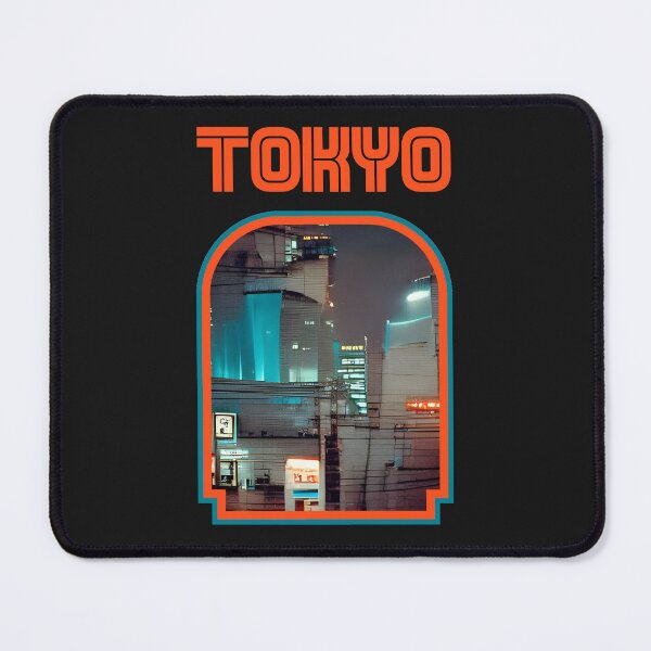 Item preview, Tokyo City Night Abstract Retro Sci-Fi designed and sold by patricklevar.