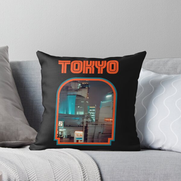 Item preview, Tokyo City Night Abstract Retro Sci-Fi designed and sold by patricklevar.