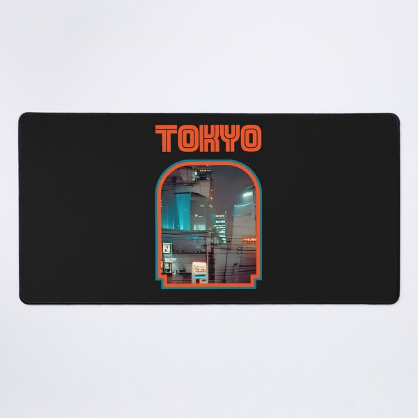 Item preview, Tokyo City Night Abstract Retro Sci-Fi designed and sold by patricklevar.