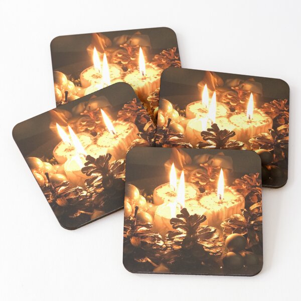 Item preview, Three pine cone romantic candles  designed and sold by Khala.