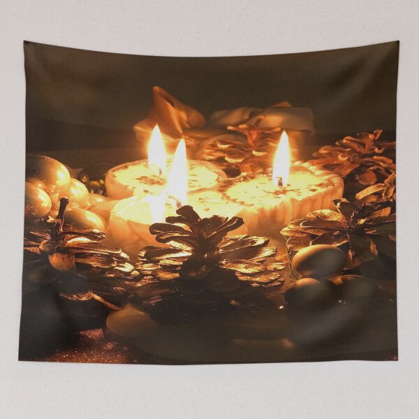 Item preview, Three pine cone romantic candles  designed and sold by Khala.