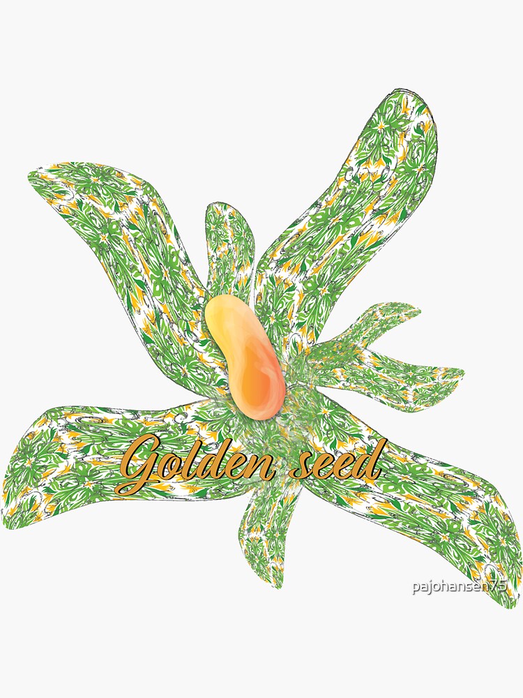 "Golden Seed" Sticker for Sale by pajohansen75 Redbubble