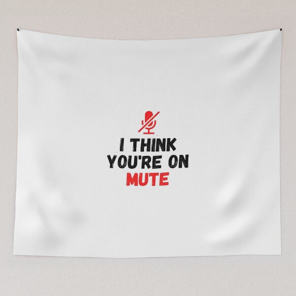 Item preview, I Think You're On Mute - Funny Introvert Gift - Sarcastic Gift - Funny Sarcastic Gift for Bestfriend designed and sold by MahGifts.