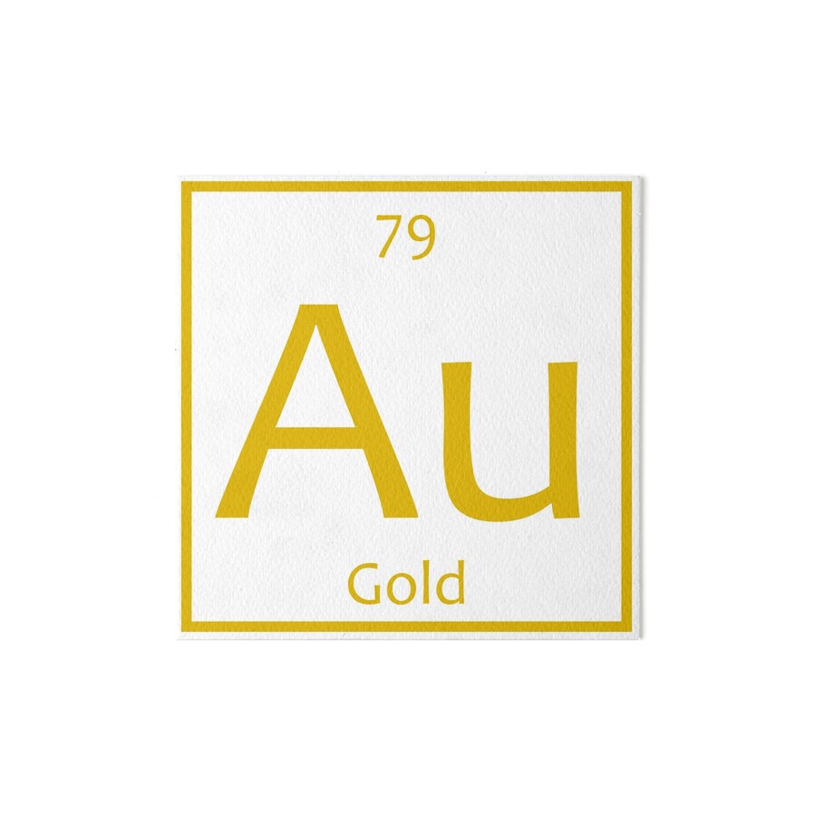 gold-au-chemical-symbol-art-boards-by-the-elements-redbubble