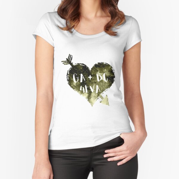 Green Arrow and Black Canary Forever Fitted Scoop T-Shirt