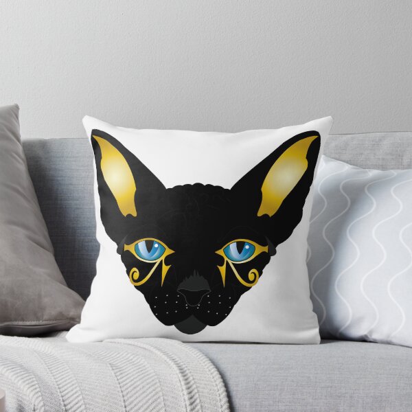 Item preview, Cat Sphynx Cat Cutout Egypt Sacred Golden Culture designed and sold by obviouslogic.
