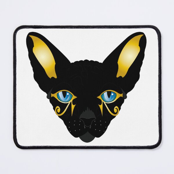 Item preview, Cat Sphynx Cat Cutout Egypt Sacred Golden Culture designed and sold by obviouslogic.
