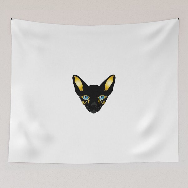 Item preview, Cat Sphynx Cat Cutout Egypt Sacred Golden Culture designed and sold by obviouslogic.