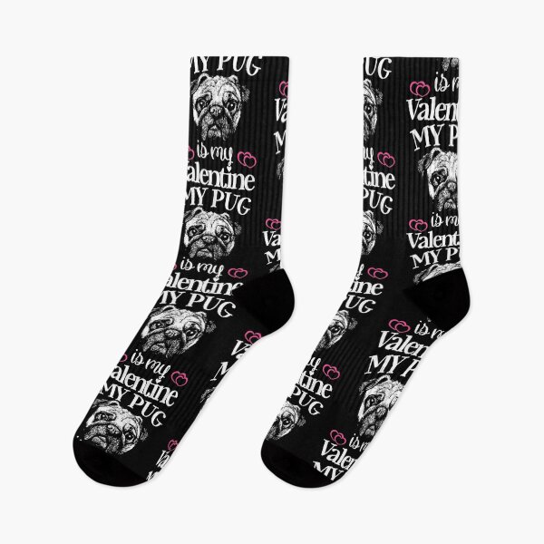Item preview, My Pug Is My Valentine | Valentine's Day Gift | Pug Funny Shirt designed and sold by Qudkin.