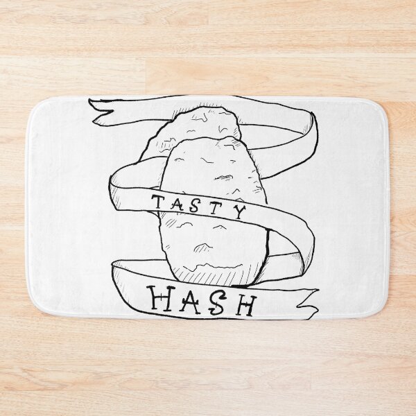 Item preview, Tasty hashbrowns B&W linework designed and sold by Dopamine Dumpster.
