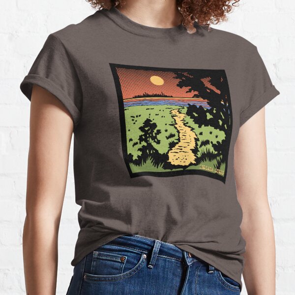 Sunset Path Indiana Dunes Poster Classic T-Shirt