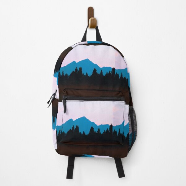 Item preview, Mountain & trees Sunset Silhouette designed and sold by HeatherAP.
