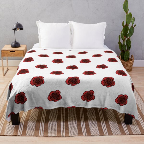 Item preview, Red flower pattern designed and sold by FashionN5.