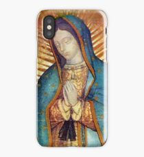 Our Lady of Guadalupe Virgin Mary Tilma Red iPhone Case