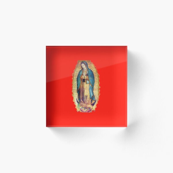 Item preview, Our Lady of Guadalupe Virgin Mary Tilma Red designed and sold by hispanicworld.