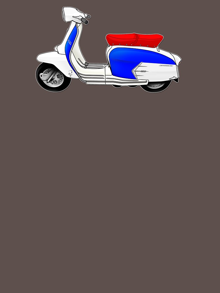 Scooter T-shirts Art: SX200 Dealership Blue Scooter Design by yj8dsk57