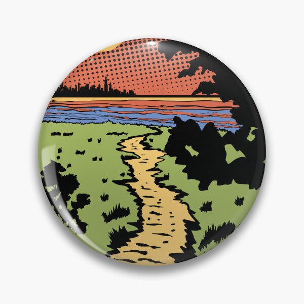 Item preview, Sunset Path Indiana Dunes Poster designed and sold by indianadunes.