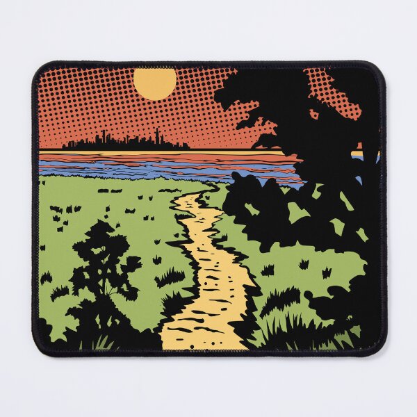 Item preview, Sunset Path Indiana Dunes Poster designed and sold by indianadunes.