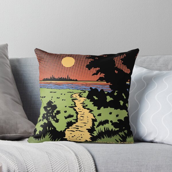 Item preview, Sunset Path Indiana Dunes Poster designed and sold by indianadunes.