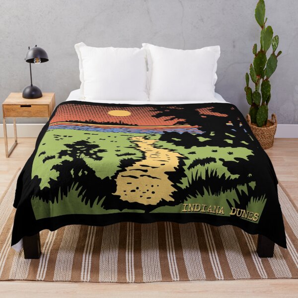 Item preview, Sunset Path Indiana Dunes Poster designed and sold by indianadunes.