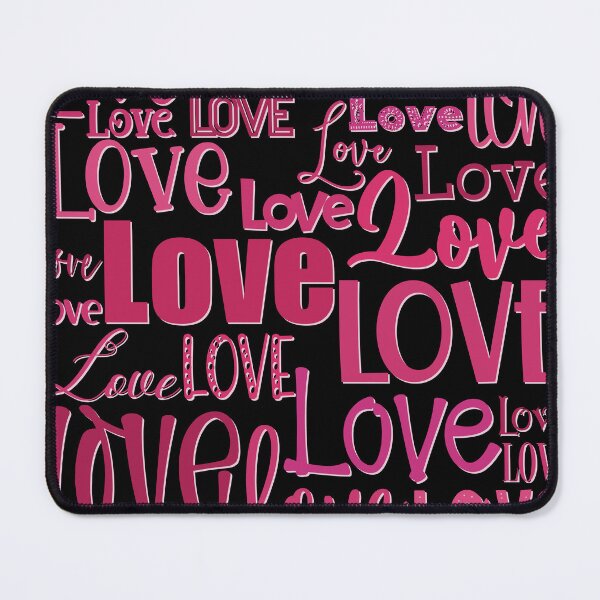Item preview, Love is the biggest word , Valentine graphic greeting in pink and red, no background designed and sold by marina63.