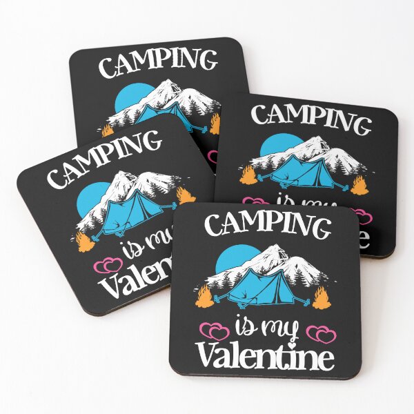 Item preview, Camping Is My Valentine | Camping Funny Valentines Shirt | Valentines Day Camping designed and sold by Qudkin.