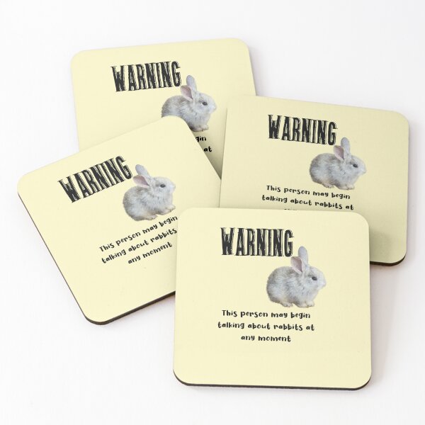 Item preview, Warning! Bunny Lover - Rabbit t shirt designed and sold by Leslie Hasty.