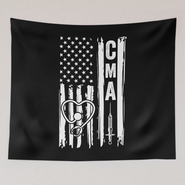 Item preview, Certified Medical Assistant Flag Shirt, CMA Shirt, Clinical Assistant Shirt, Healthcare Assistant Shirt, Medical Worker Gift, CMA Student designed and sold by aymob.