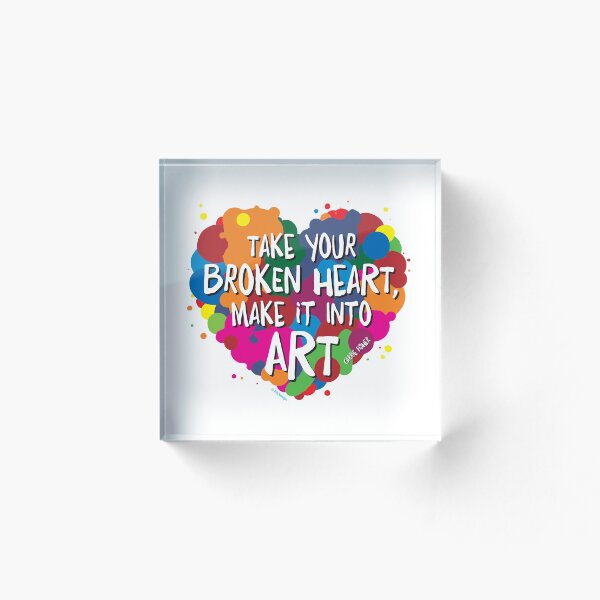 Item preview, Take Your Broken Heart, Make it into Art designed and sold by f22design.