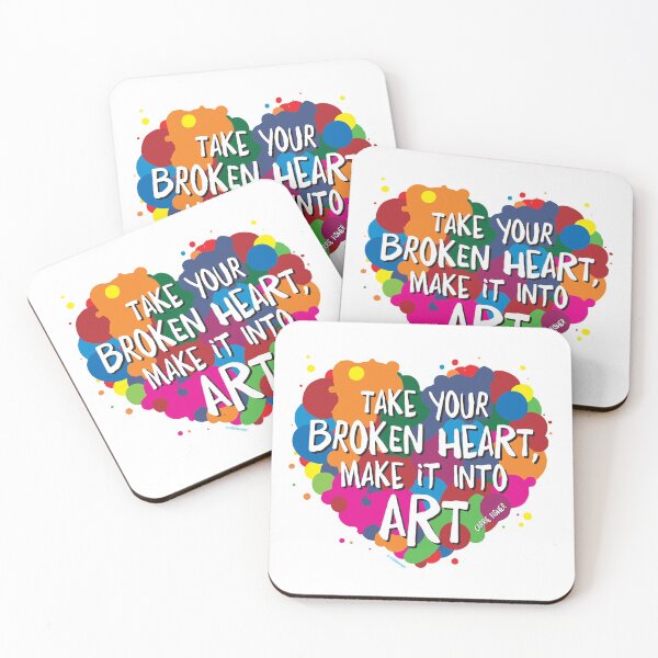 Item preview, Take Your Broken Heart, Make it into Art designed and sold by f22design.