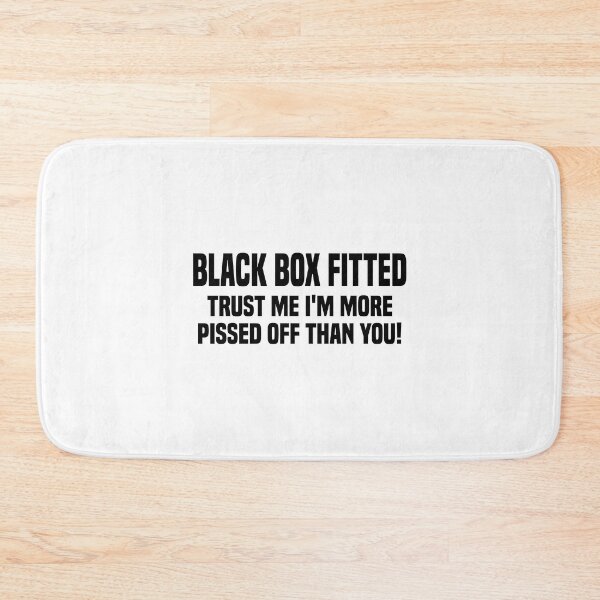 Item preview, Black Box Fitted More P*ssed Off Than You | Funny Car Sticker | Fitted Young New Driver Insurance designed and sold by simplife-art.
