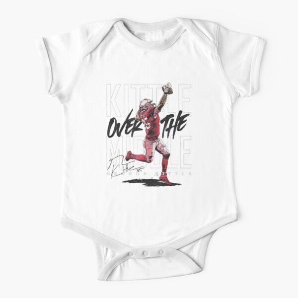 Kittle Jersey Red Baby One-Piece for Sale by reevevi