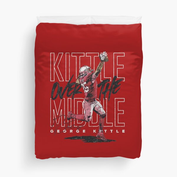 Kittle Jersey Red Duvet Cover for Sale by reevevi