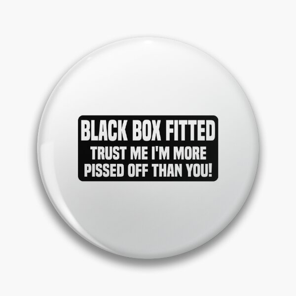 Item preview, Black Box Fitted More P*ssed Off Than You | Funny Car Sticker | Fitted Young New Driver Insurance designed and sold by simplife-art.