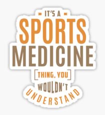 Sports Medicine Thing Sticker