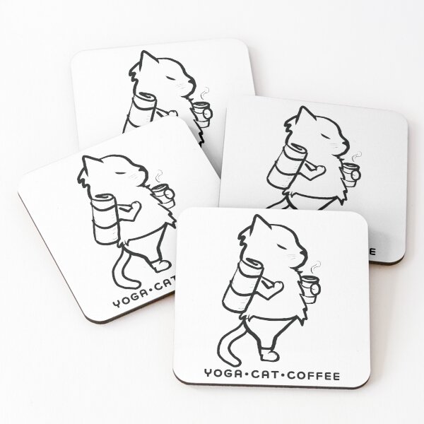 Item preview, Yoga Cat Coffee - Funny Cat Sport designed and sold by ViewerEqualsPhoton.
