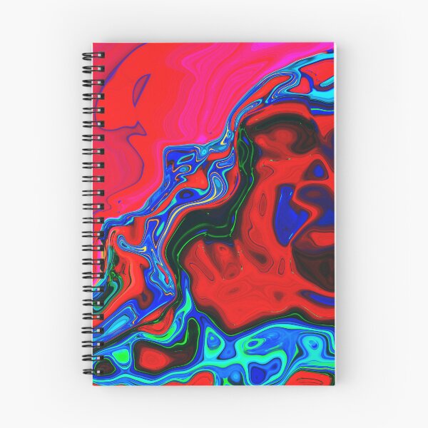 Artikelvorschau, Neon Liquid Marble, Pink Rot und Blau entworfen und verkauft von ACC .