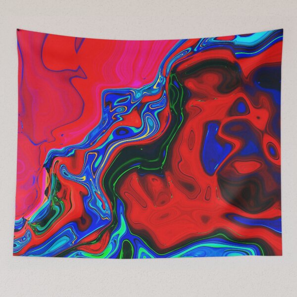 Artikelvorschau, Neon Liquid Marble, Pink Rot und Blau entworfen und verkauft von ACC .