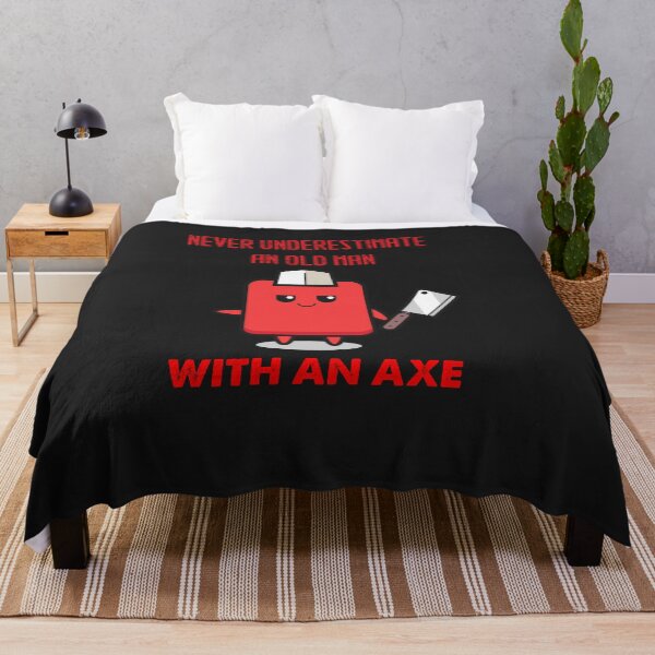 Item preview, Never Underestimate An Old Man With An Axe designed and sold by MGHdesign.
