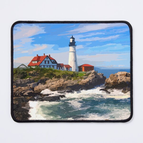 Item preview, Portland Maine Headlight Lighthouse Maine ME designed and sold by maindeals.