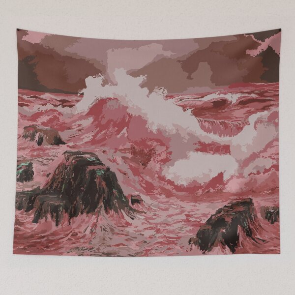 Item preview, ocean bloody waves designed and sold by XXgooddeedXX.