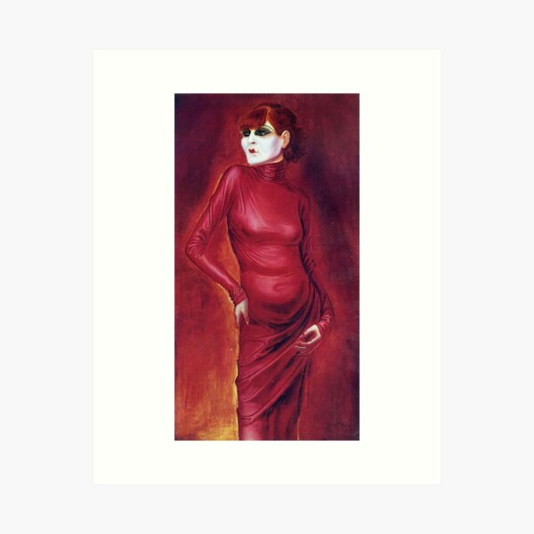 Otto Dix La Danseuse Anita Berber Impression artistique