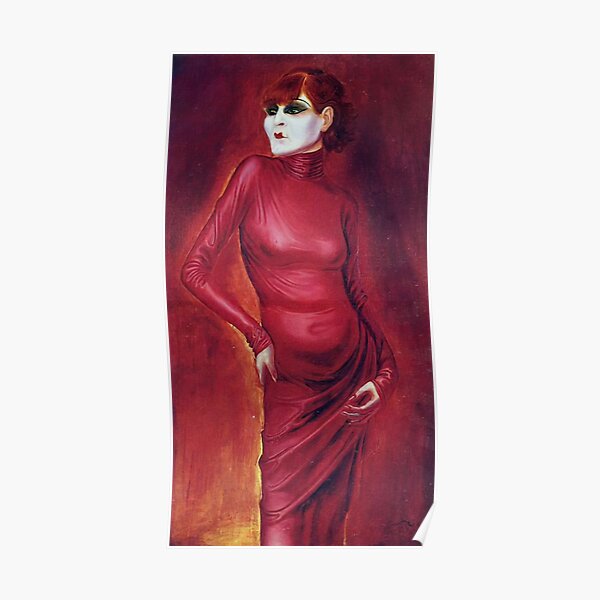Otto Dix Die Tänzerin Anita Berber Poster