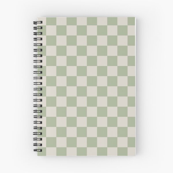 Item preview,  Checkerboard Check Checkered Pattern in Sage Green and Beige designed and sold by kierkegaard.