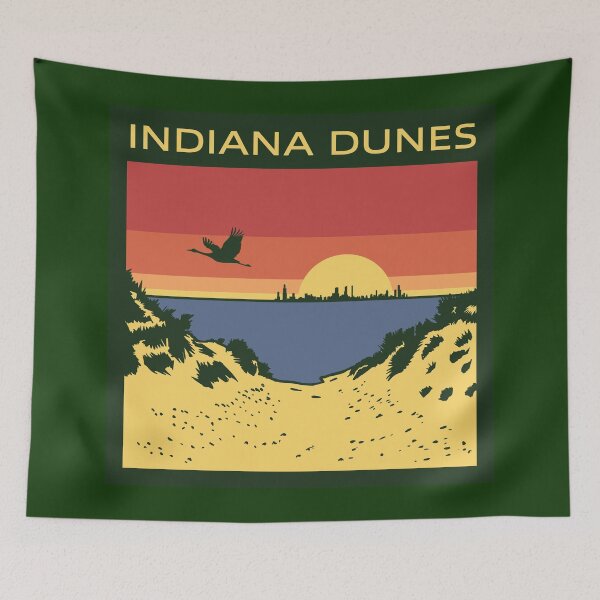 Item preview, Valley Sunset Indiana Dunes Poster designed and sold by indianadunes.