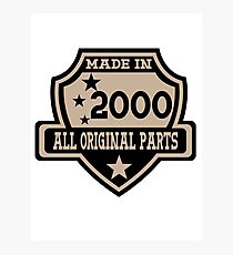 Made In 2000 All Original Parts Photographic Print