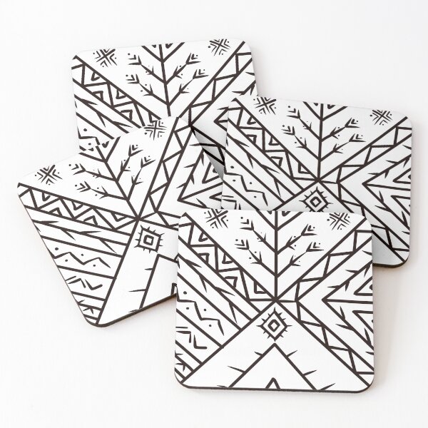 Item preview, Amazigh pattern Moroccan art drawing  designed and sold by Imanitasong.