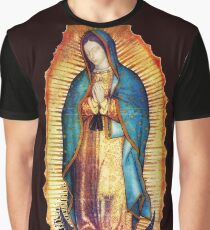 Our Lady of Guadalupe Virgin Mary Tilma Graphic T-Shirt