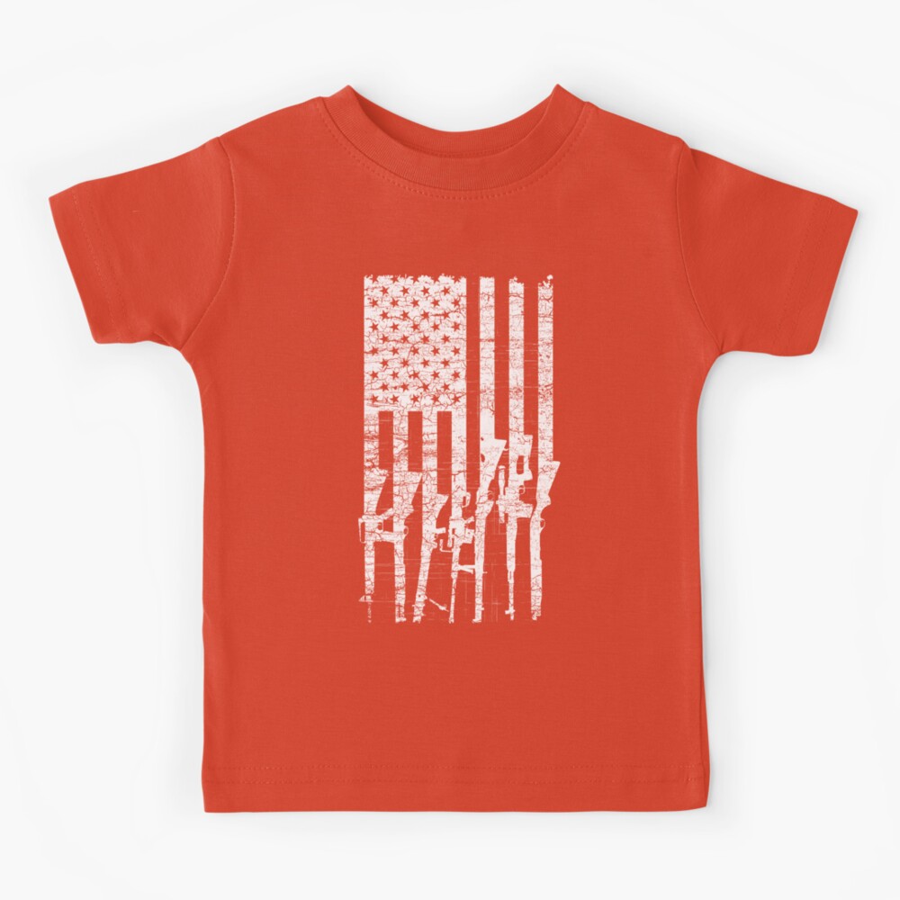 Rifle Flag Ladies' T-Shirt, Patriotic Tee