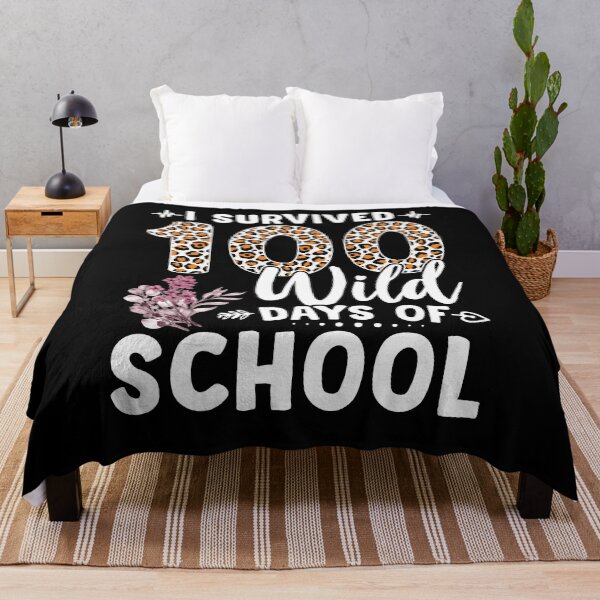Item preview, I Survived 100 Wild Days of School Shirts, 100 Days Completed Shirt, 100 Magical Days Shirts, School Shirts, 100th Day Of School Celebration designed and sold by aymob.
